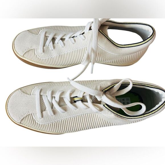 ROTHY’S The Lace Up Sneaker in Blonde size 9. - Picture 5 of 10